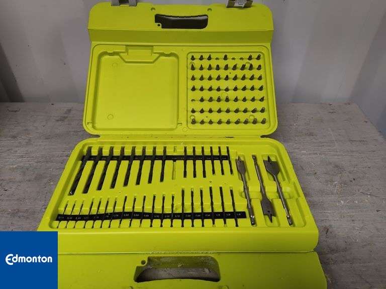 Ryobi Drill Bit Set Michener Allen Auctioneering Ltd