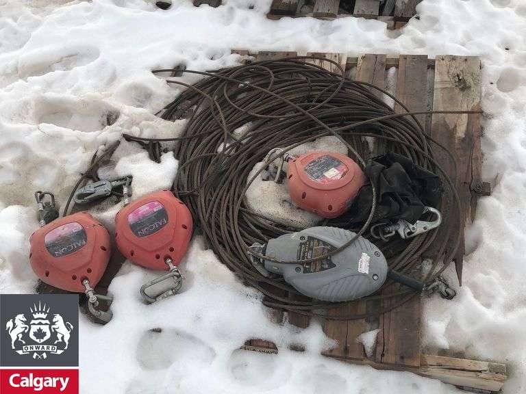 Pallet Of Fall Arrest Equipment Michener Allen Auctioneering Ltd