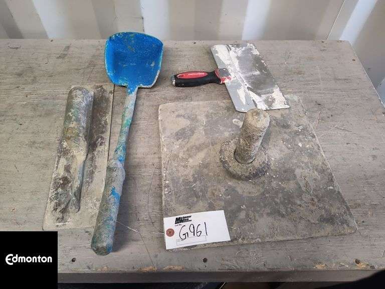 Drywalling Tools Michener Allen Auctioneering Ltd