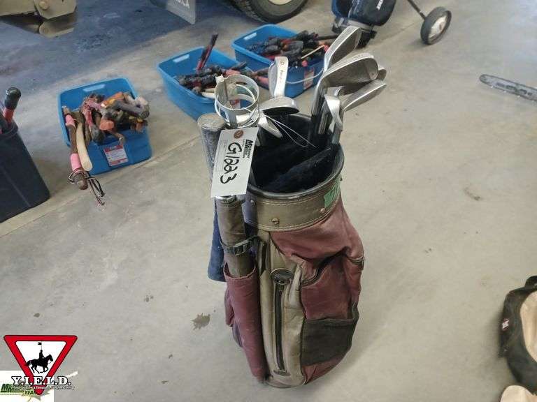 No Name Golf Bag With Golf Clubs Michener Allen Auctioneering Ltd