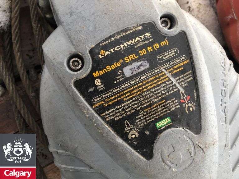 Pallet Of Fall Arrest Equipment Michener Allen Auctioneering Ltd