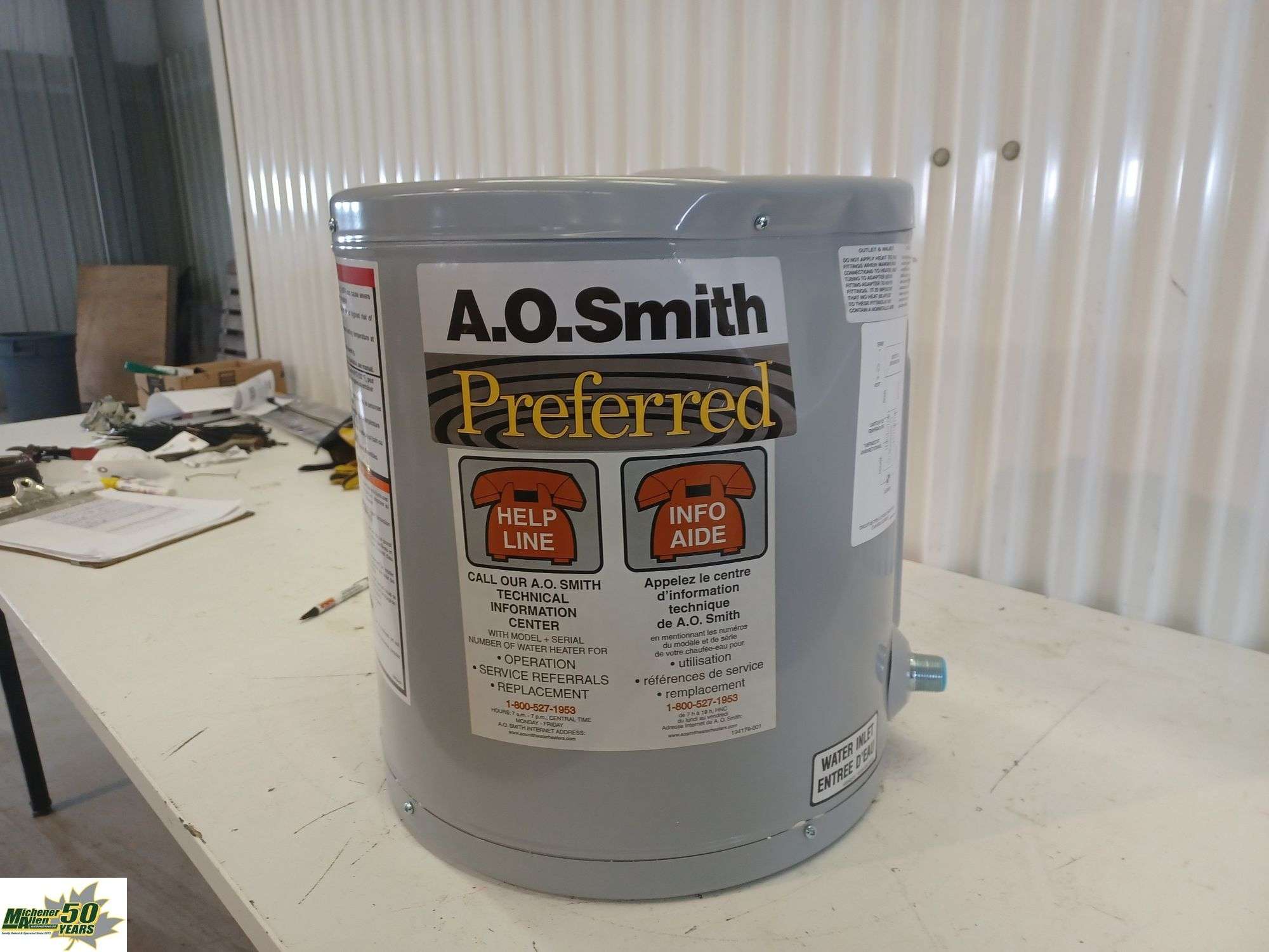 Electric Hot Water Tank - Michener Allen Auctioneering Ltd
