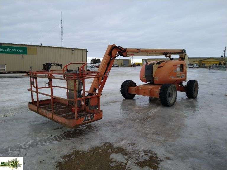 2006 JLG 600AJ 500 LBS 4x4 Boom Lift Michener Allen Auctioneering Ltd