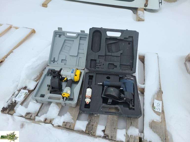 Thor Bench Grinder and Air Roofing Nailers (Powerfist and Rona)1