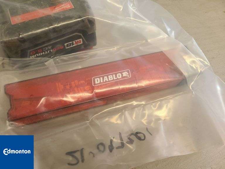 Diablo Blades, Milwaukee Sawzall and Milwaukee Batteries1 Box