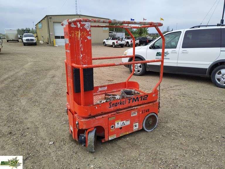 Snorkel TM12 Scissor Lift Michener Allen Auctioneering Ltd