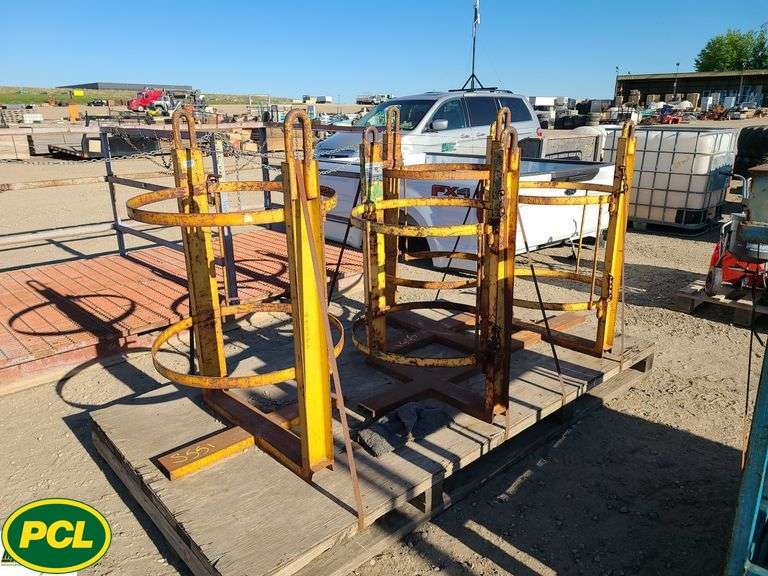 Steel Drum Lifting Cages1 Pallet Michener Allen Auctioneering Ltd