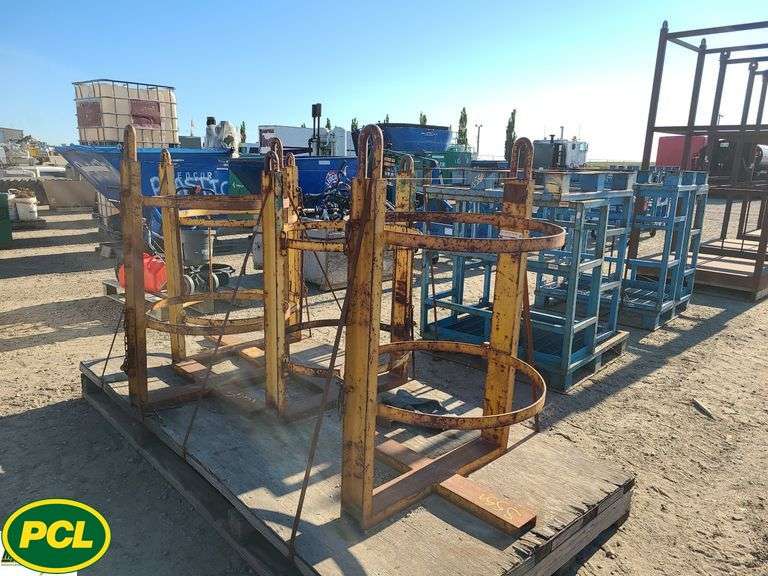 Steel Drum Lifting Cages1 Pallet Michener Allen Auctioneering Ltd