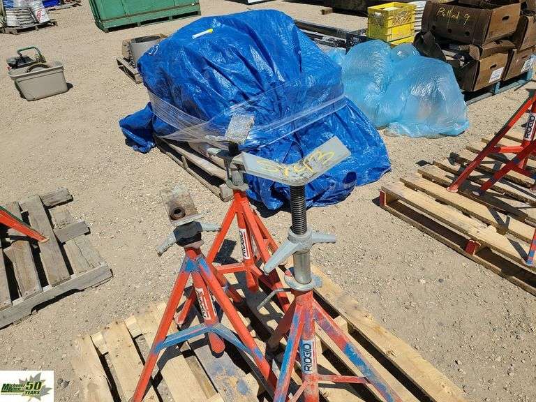 Ridgid Pipe Stands1 Pallet Michener Allen Auctioneering Ltd