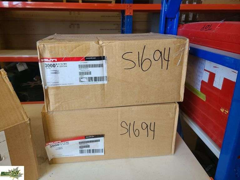 Hilti XU 16MX2 Boxes Michener Allen Auctioneering Ltd
