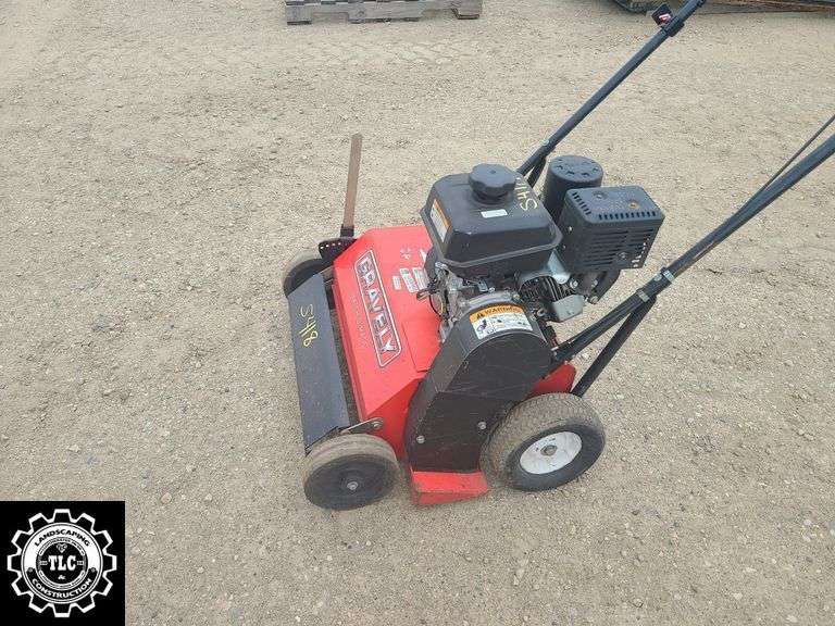Gravely ThatchOMatic Power RakeQty 1 Michener Allen Auctioneering Ltd