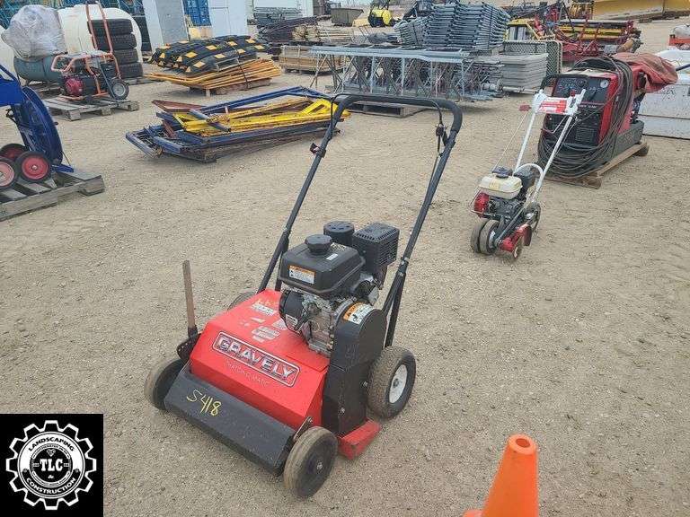 Gravely ThatchOMatic Power RakeQty 1 Michener Allen Auctioneering Ltd