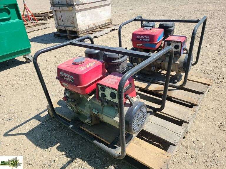 Honda EZ5000 GeneratorQty 1 Michener Allen Auctioneering Ltd