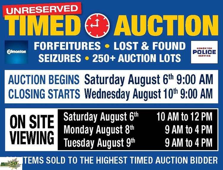 August 10, 2022 City of Edmonton Timed