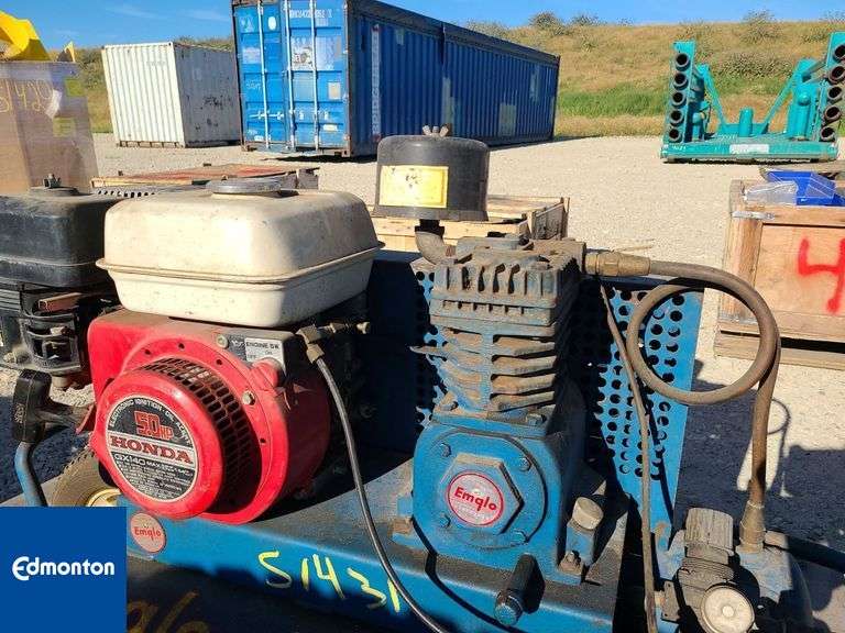 Emglo Air Compressor1 Pallet Michener Allen Auctioneering Ltd