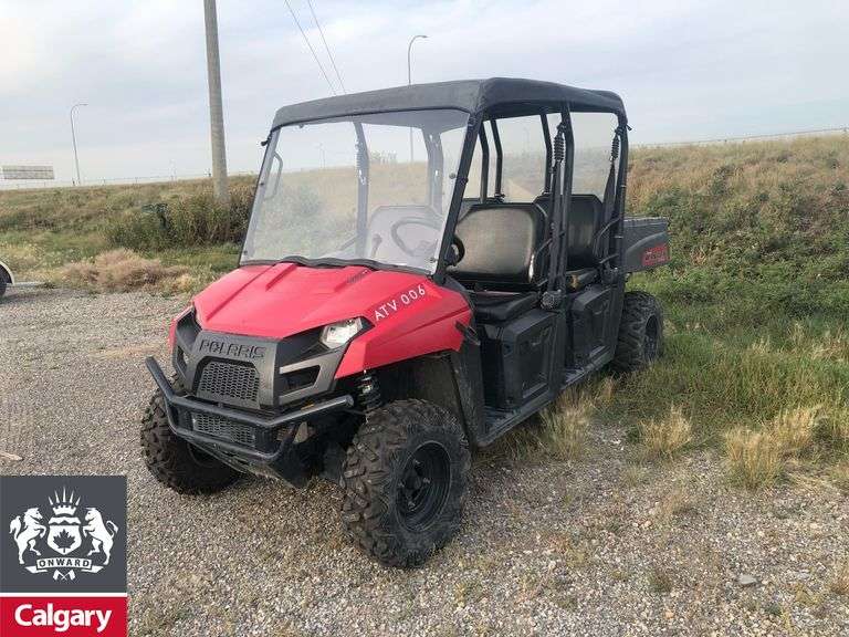 2011 Polaris Ranger Crew 500EFI 4x4 Four Seater 715hrs. Side By Side ...