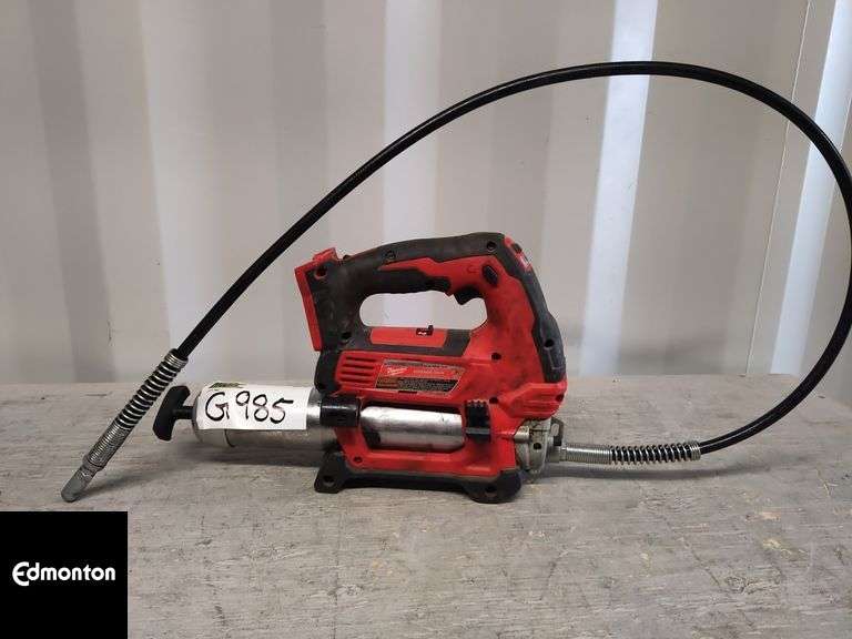 Milwaukee Grease Gun Michener Allen Auctioneering Ltd
