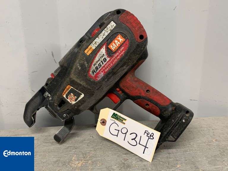 Max RB518 Cordless Rebar Tier Qty 1 *NO BATTERY* Michener Allen