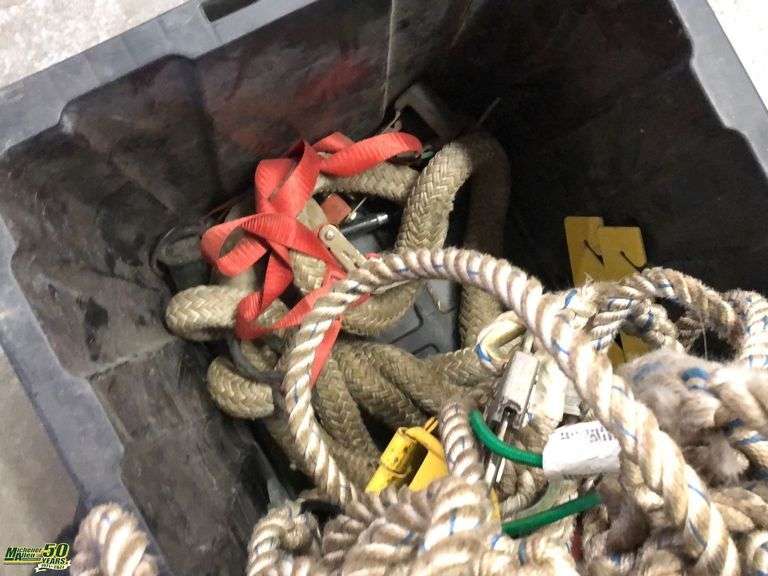 Bin Of Fall Arrest Equipment Fall Arrest Michener Allen Auctioneering Ltd