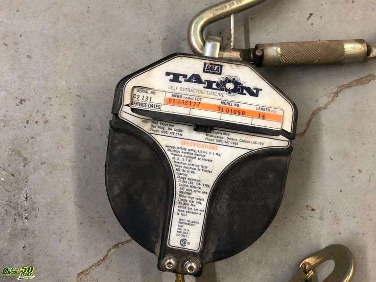 Bin Of Fall Arrest Equipment Michener Allen Auctioneering Ltd