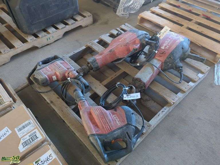 Assorted Hilti Hammer Drills and Jack Hammers Michener Allen