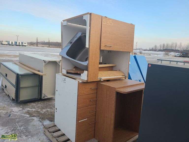 Filing Cabinets and Sink-1 Pallet