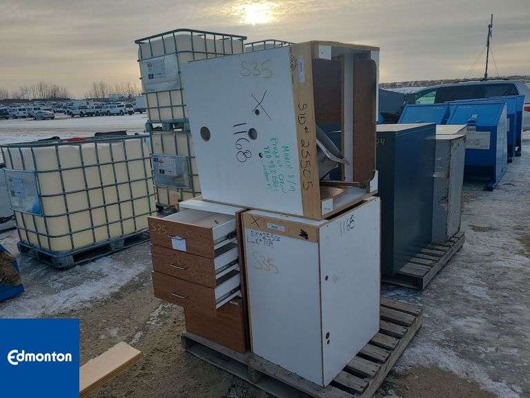 Filing Cabinets and Sink-1 Pallet