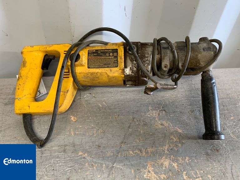 DeWalt DW120 Right Angle Drill Qty 1 Michener Allen Auctioneering Ltd
