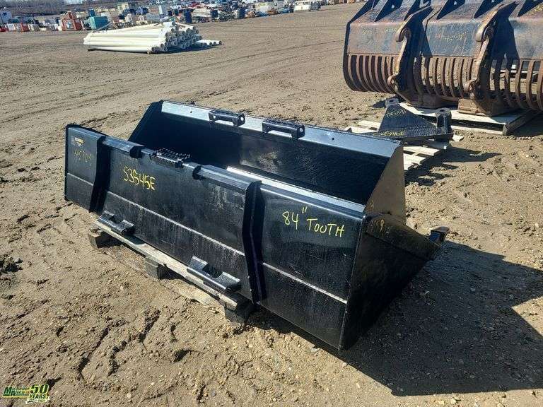 66in Smooth Bucket and 84in Tooth Bucket1 Pallet Michener Allen