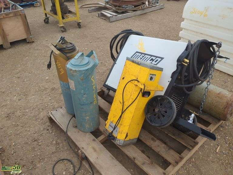 Memco Welder, Gas Cylinder, Electrode Stabilizing Ovens 1 Pallet