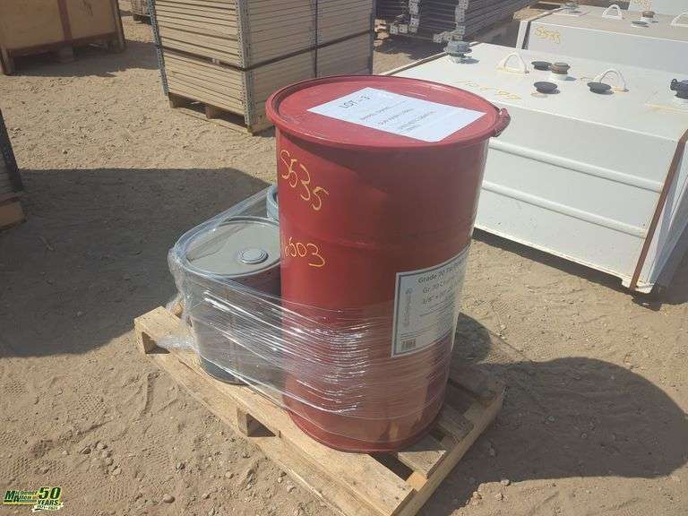 Barrel of Tie Down Chains, Gun Wash Lacquer Thinner, Synthetic Gear Oil
