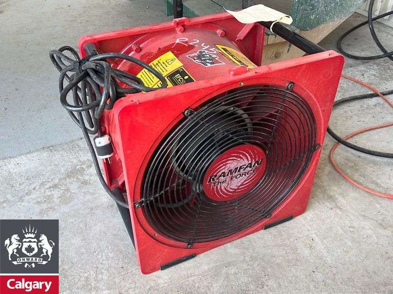 Electric Fan 110 Volts Michener Allen Auctioneering Ltd