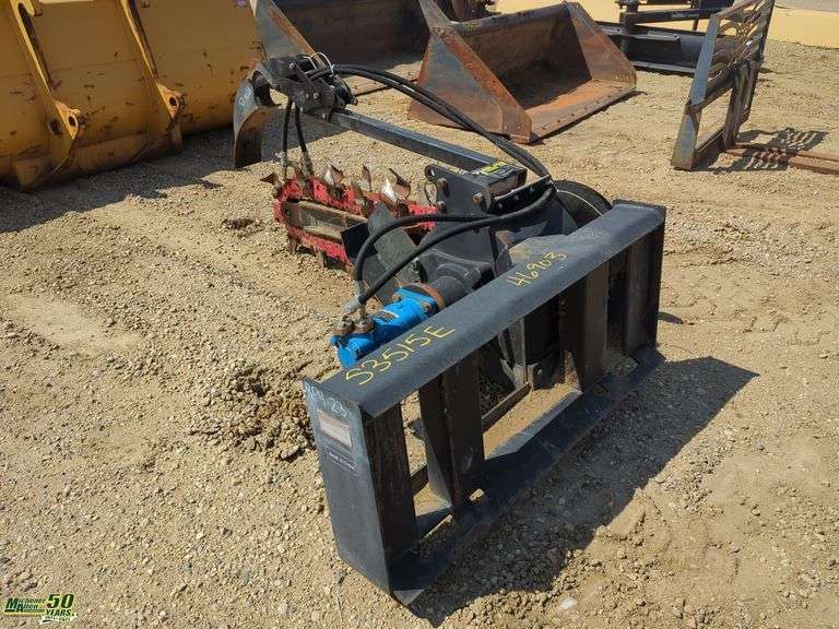 Skid Steer Trencher Attachment Qty 1 Michener Allen Auctioneering Ltd