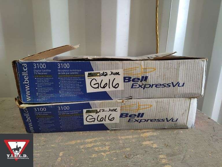 Bell 3100 Digital Satellite TV Receiver Qty 2 Michener Allen