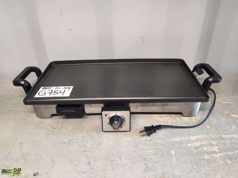 Oster Electric Grill Qty 1 Michener Allen Auctioneering Ltd