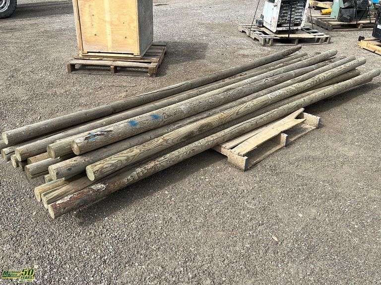 12Ft Treated Fence Rails Michener Allen Auctioneering Ltd