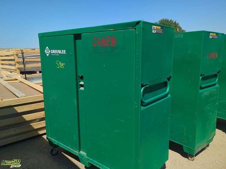 Greenlee Job Box Qty 1 Michener Allen Auctioneering Ltd