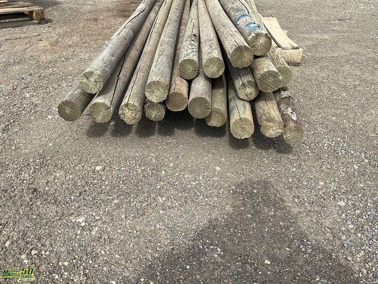 12Ft Treated Fence Rails Michener Allen Auctioneering Ltd