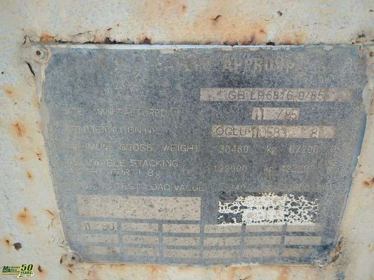 40Ft Used Sea Can Michener Allen Auctioneering Ltd