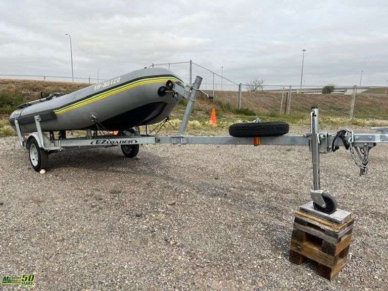 2002 Bombard Tropik Zodiak with 2019 EZ Loader S/A Trailer vin 1ZETACHB3KA012493 Michener