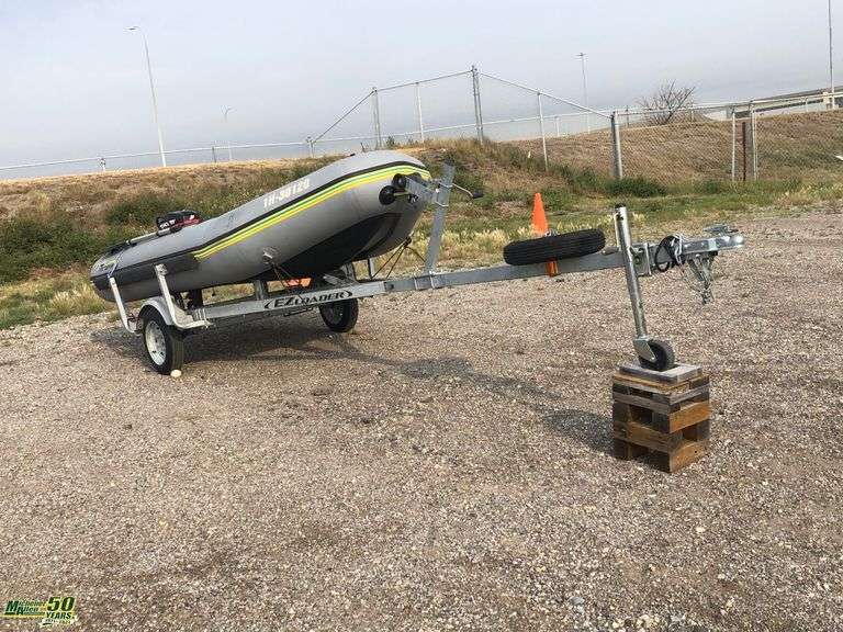 2002 Bombard Tropik Zodiak with 2019 EZ Loader S/A Trailer vin 1ZETACHB3KA012493 Michener