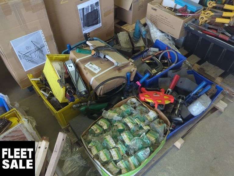 Surveyors Tape, Porta Power, Clamp, Hand Tools, Greenlee Clips etc