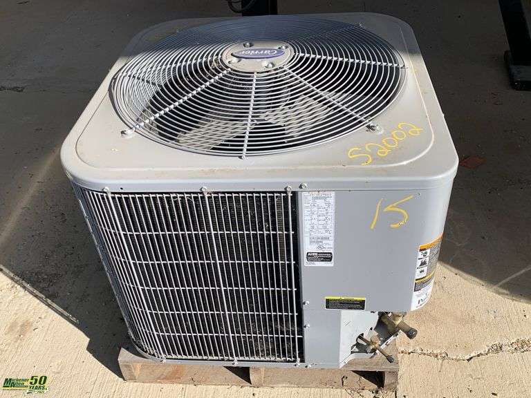 5 Ton 13 Seer Carrier AC Condenser Michener Allen Auctioneering Ltd