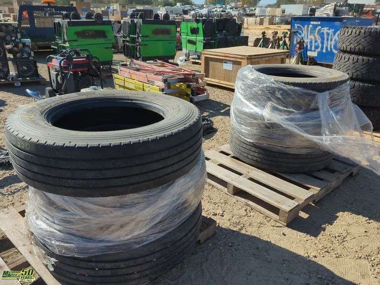 6 Toyo Hyparadial M140 275/70R22.5 Tires Michener Allen Auctioneering Ltd
