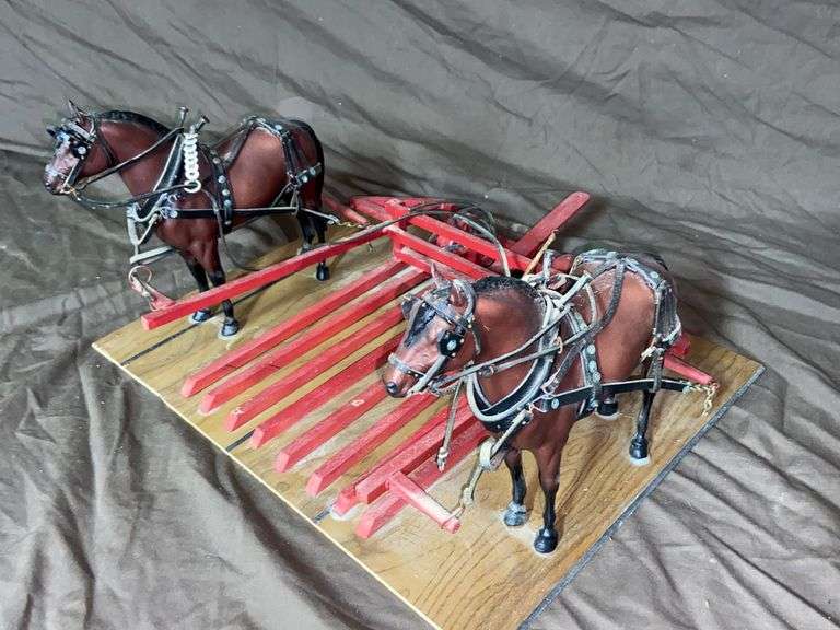 BREYER HORSES PULLING FARM EQUIPMENT McLaughlin Auctioneers, LLC mc