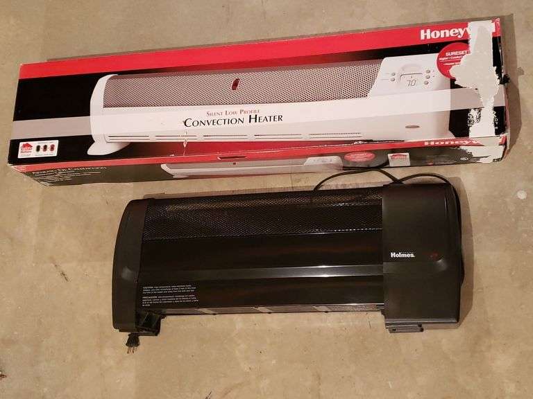 Holmes EcoSmart Heater and Honeywell Convection Heater - McLaughlin  Auctioneers, LLC- mc-bid.com