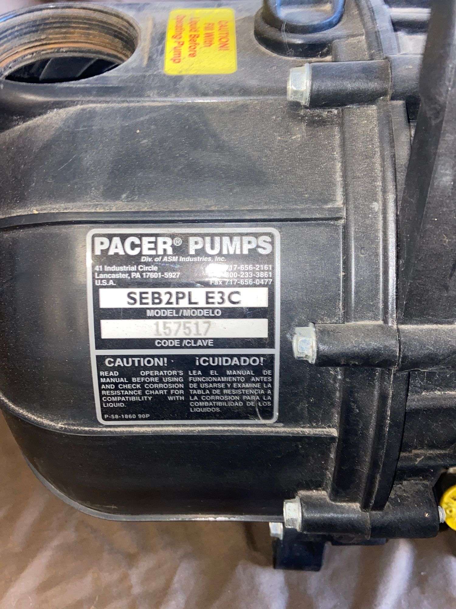 Pacer Pump - McLaughlin Auctioneers 