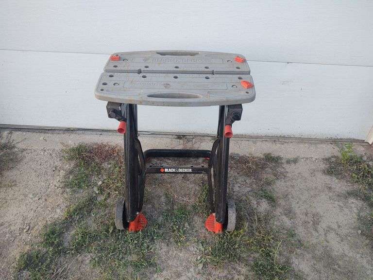 Folding work table McLaughlin Auctioneers, LLC