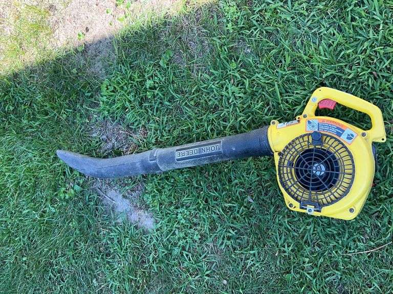 JOHN DEERE LEAF BLOWER McLaughlin Auctioneers, LLC