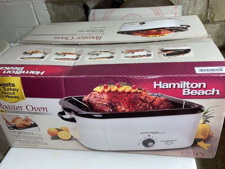 HAMILTON BEACH LARGE ROASTER McLaughlin Auctioneers, LLC